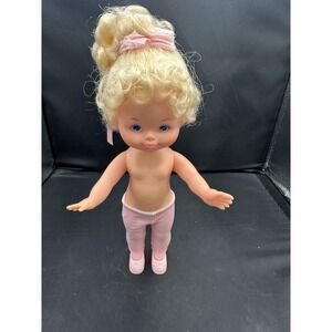 Vintage 1990 Mattel Dancing Pretty Ballerina Wind Up 10" Dancer Doll She Works
